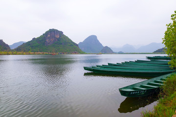 普者黑山水风光