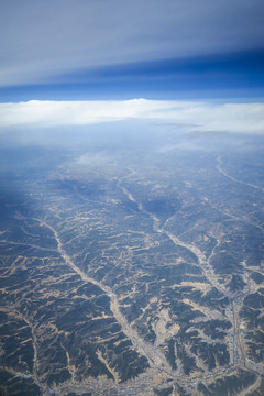 航拍大地 空中风景