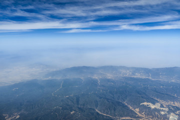 航拍大地 空中风景