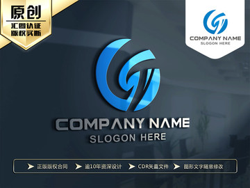 CT字母 GT字母LOGO設(shè)計