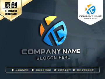 XC字母LOGO设计