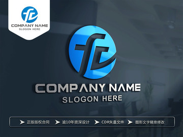 FC字母LOGO设计