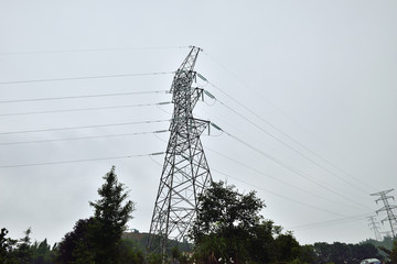 输电线路 电力铁塔