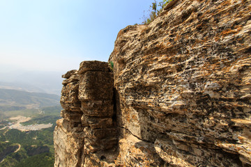 北岳恒山 山崖