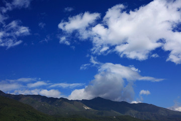 蓝天白云 苍山云海