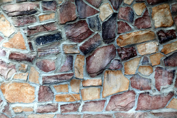 岩石墙 石块墙