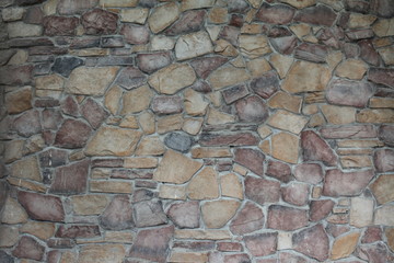 文化石 石头墙 岩石墙 石块墙