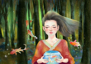 森林女孩之魚