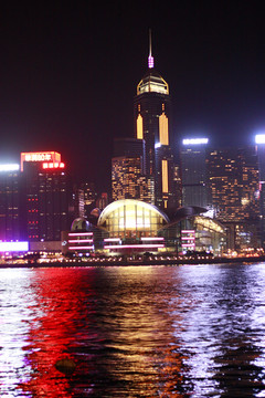 香港维多利亚港夜景