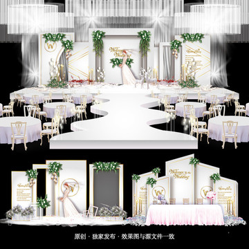 白色系婚禮 主題婚禮