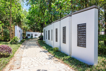 中式园林文化墙