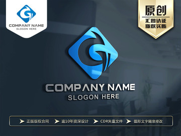 G字母标志LOGO设计