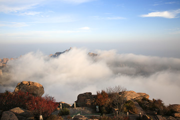 崂山风景 崂山仙境 崂山云海