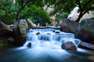 泉水 崂山风景 北九水