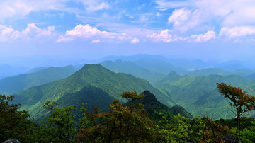 华东高峰俯瞰武夷群山