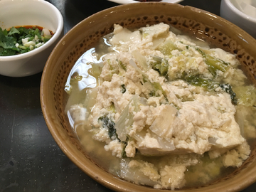 水豆腐 菜豆腐