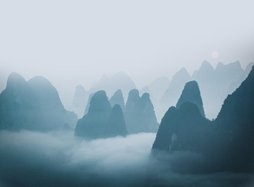 水墨山水畫(huà)