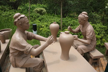 陶器制作雕塑