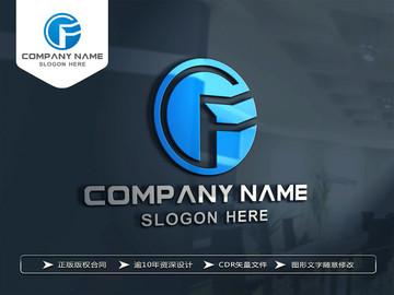 CF字母LOGO F字母標志