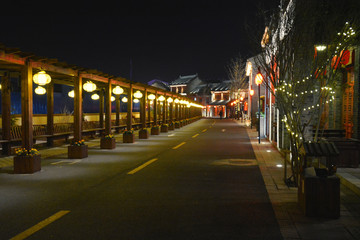 洛邑古城夜景