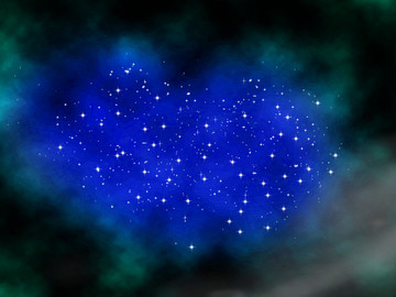 大星星銀河太空星球夜晚星空