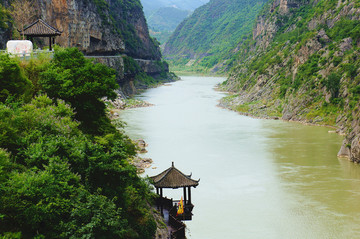 广元明月峡栈道