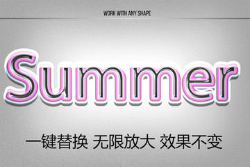 英文立體字
