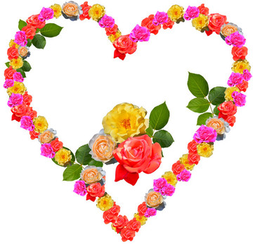 心形花環(huán) 玫瑰花環(huán)