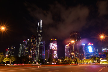 深圳平安金融中心 夜景