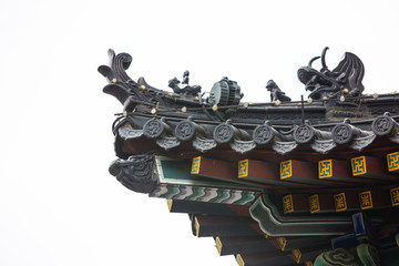 中式古建筑一角高清图片