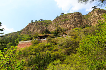 北岳恒山庙群风光