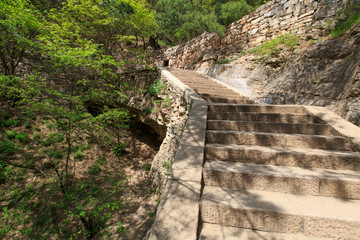 北岳恒山台阶