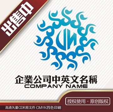 DH装饰logo标志