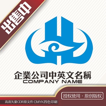 L眼睛楼logo标志