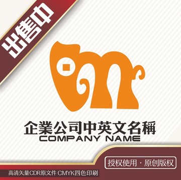 M大象金融logo标志