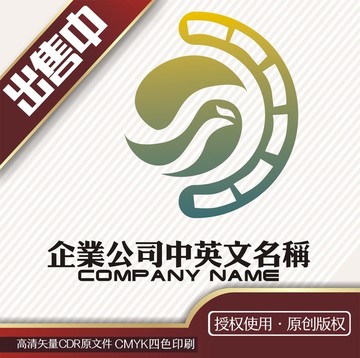 凤交互影视logo标志