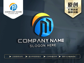 M字母LOGO设计 标志设计