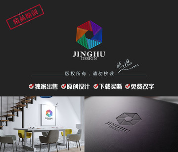 钱币LOGO 美术培训标志