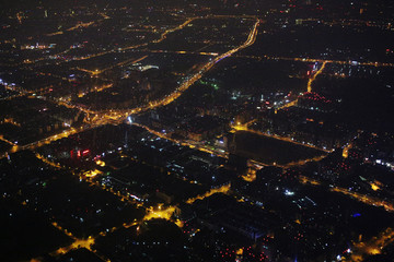 成都夜景 俯瞰