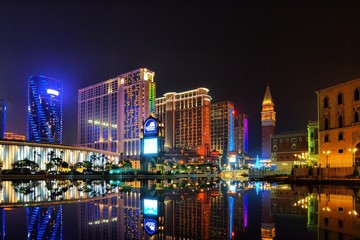 澳门路氹城夜景