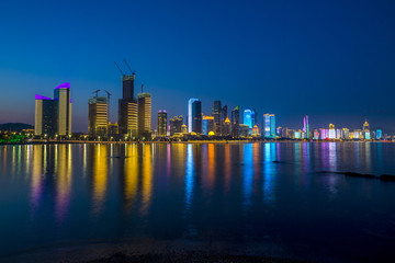 青岛 市南区 海滨风光 夜景