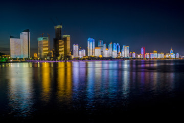 青岛 市南区 海滨风光 夜景