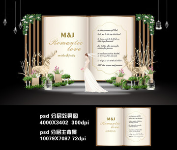 歐式 戶外 森系 主題 婚禮