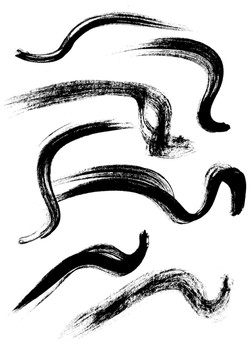 書法 筆畫 筆刷
