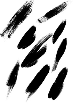 高清毛筆筆觸