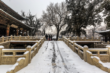 瑞雪晋祠