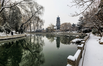 瑞雪晋祠