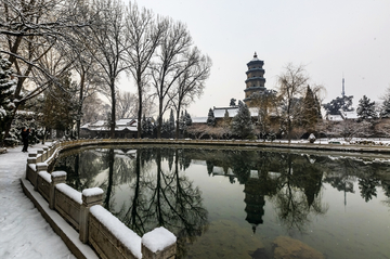 瑞雪晋祠