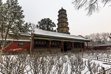 瑞雪晋祠