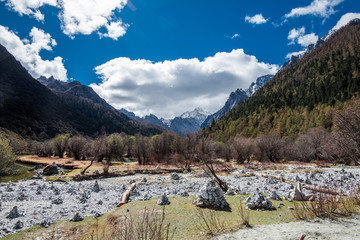 高原雪山